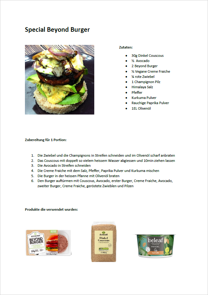 Special Beyond Burger